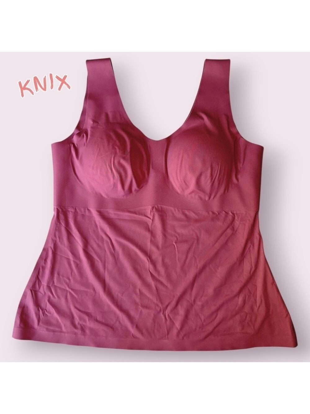 Knix Women's Shapewear Top XXXL Rustic Orange #BRA24 - Picture 2 of 5